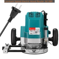 Fresadora Eléctrica MaxTool 1200W/1800W Multifunción para Ranurar, Recortar y Grabar, de Grado Industrial para Madera y Piedra