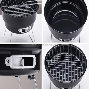 Portable en fonte Mini gril intérieur/extérieur coréen <span class=keywords><strong>BBQ</strong></span> chariot Ceram finition pulvérisation granulés carburant méthode de cuisson - Product Image 5