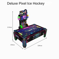 Équipement de jeu vidéo en promotion : Machine de divertissement multi-balles double pixel pour hockey sur glace et air hockey, matériel de jeu de table pour salle de jeux