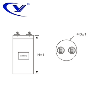 AC-Motor Anlaufkondensator 35uF 450VAC Kompressor Split-Gerät Steckbarer CBB65 Explosionsgeschützter Selbstheilender Kondensator - Product Image 4