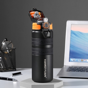 Bottiglia d'Acqua Isolata ad Alte Prestazioni in Acciaio Inox 316, 800ml, <span class=keywords><strong>Senza</strong></span> <span class=keywords><strong>BPA</strong></span>, Antigoccia - Product Image 2