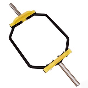 Barra de barra Hexagonal de acero, estante de barra de anillo Hexagonal ajustable para <span class=keywords><strong>Bar</strong></span> Squat Deadlift Gym Farmer's Walk Exercise - Product Image 5