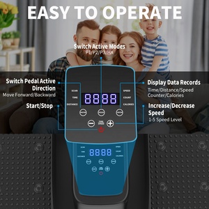 Máy tập thể dục mini đa năng, bán buôn nhà máy, máy đạp xe tập thể dục để bàn, máy tập chân, chất liệu ABS, sử dụng nam châm, dùng tại nhà - Product Image 3