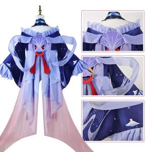 Sangonomiya <span class=keywords><strong>Kokomi</strong></span> Cosplay Costume <span class=keywords><strong>Genshin</strong></span> <span class=keywords><strong>Impact</strong></span> uniforme perruque Anime Style chinois Halloween Costumes jeu - Product Image 2