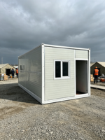 Maison conteneur modulaire préfabriquée pliable sur mesure, à dépliage rapide, de 20 pieds ou 40 pieds, pour résidence extérieure