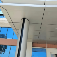 Panneau composite en aluminium Alucobond 3mm 4mm économique pour façade, revêtement mural extérieur et signalétique