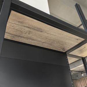 نظام رفوف عمود على الوجهين من خشب فولاذية بالكامل مع حاوية ° ° رفوف عرض قابلة للتخصيص لمتاجر البيع بالتجزئة - Product Image 2