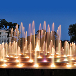 Fuente de Agua Seca de Acero Inoxidable Baihsui con Iluminación DMX, Diseño Cuadrado Dinámico para Jardín, Patio, Moderna, 1 Año de Garantía - Product Image 4