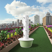 TSP-L5-20P système de jardin de plantation verticale de tour hydroponique de la prise PP de norme britannique pour l'agriculture extérieure d'intérieur