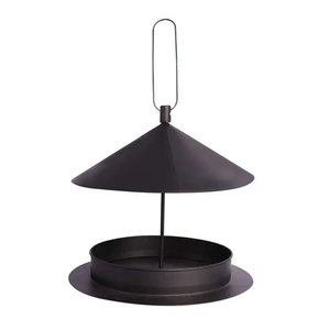 Jh-mech tùy chỉnh chim tắm cổ thanh lịch chất lượng Vòng sơn kim loại treo trang trí sân vườn chim treo trung chuyển - Product Image 3