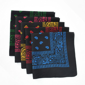 Bandanas carrés en coton et polyester personnalisables de haute qualité, réutilisables, vierges, pour impression numérique, écologiques, pour femmes et hommes, avec logo - Product Image 2