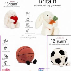 Couette <span class=keywords><strong>en</strong></span> peluche super douce <span class=keywords><strong>en</strong></span> coton PP imitation britannique, avec ours brodé, jouet <span class=keywords><strong>en</strong></span> peluche, source d'usine directe, lot - Product Image 4