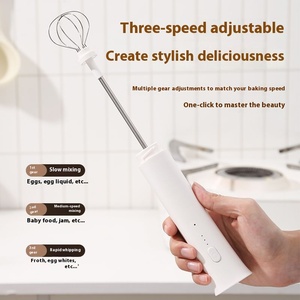 مزبد حليب كهربائي خالي من اليدين عصا تقليب معدنية للقهوة والحليب جهاز تقليب يدوي من الفولاذ المقاوم للصدأ للمنزل - Product Image 3