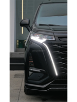 Kit carrosserie pour BYD DENZA-D9 style GF Facelift, comprenant lèvre avant, lèvre arrière, jupes latérales, diffuseur arrière et spoiler, en PP noir brillant, compatible 2022+ Tengshi-D9
