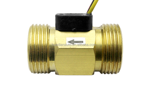 Sensor de Flujo de Agua Magnético de Latón OEM DN15 G3/4 DN20, Medidor de Flujo de Agua de Latón con Sensor de Pulso Hall - Product Image 2
