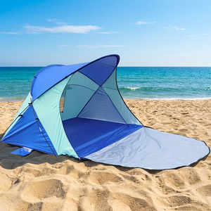 Carpa de Una Habitación de Apertura Rápida, Totalmente Automática, con Camuflaje, para Verano y Tres Estaciones |   Sombrilla Plateada para <span class=keywords><strong>Playa</strong></span>, Protección UV, para Senderismo y Camping - Product Image 2