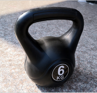 Kettlebell professionnel en plastique réglable en fer Logo personnalisé équipement de musculation entraînement à domicile ciment rempli de sable Gym Fitness