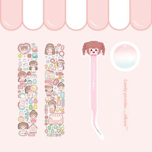 Bolígrafo de <span class=keywords><strong>Gel</strong></span> Plástico Duga Plus, Tinta Negra de 0.5 mm, No Borrable, con Adhesivo para Diario, para Uso en Oficina y Escuela, con Agarre Preciso - Product Image 1