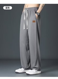 Verano primavera 2017 Nuevo diseño al por mayor Pantalones deportivos sueltos informales deportivos para hombres pantalones de jogging transpirables populares de moda - Product Image 2