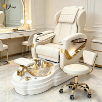 Mobilier de salon de manucure professionnel moderne, fauteuil de pédicure de luxe avec fonction de massage et de brumisation pour les pieds