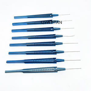 คีมผ่าตัดตาสำหรับการตัดเยื่อแก้วตา (Capsulorhexis) คีมจับวัตถุแปลกปลอม แบบตรง/โค้ง/งอ 140 มม. เครื่องมือผ่าตัดตา - Product Image 5