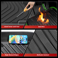 Nouvelle arrivée 3D TPE tapis de coffre imperméable antidérapant doublure de coffre pour 2024 chery Icar 03/Jaecoo J6 facile à nettoyer et à l'eau