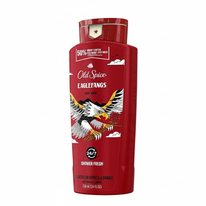 Old Spice Body Wash para Hombre | Eaglefangs Scent | Espuma de larga duración y frescura 24/7 | Colección roja 709ml (suministro al por mayor) - Product Image 1