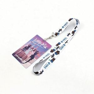 High Quality <b>Polyester</b> Bling Name Tag <b>Lanyard</b> with ID Card Holder Necklace Digital & Silk Screen Printing Eco-Friendly - Product Image 1