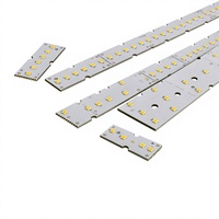 Module de carte de circuit imprimé en aluminium LED, panneau lumineux LED à CRI élevé, source de lumière linéaire personnalisée pour l'éclairage commercial