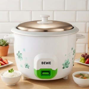 Autocuiseur de riz automatique 700W 1.8L à revêtement antiadhésif, cuisson rapide pour la cuisine, contrôle mécanique du minuterie, précision optimale, directement de l'usine - Product Image 3