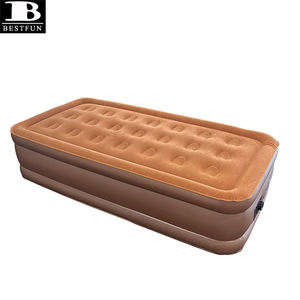 ที่นอนลมแบบพองลมขนาดทวิน พร้อมปั๊มลมไฟฟ้าในตัว เตียงลมยกสูง เฟอร์นิเจอร์พกพาสำหรับแขก - Product Image 6