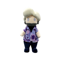 Costumes à la mode de poupée de peluche, approbation de marque/costumes promotionnels/poupée. L'ensemble complet de la personnalisation des vêtements est pris en charge
