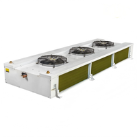Radiateur de refroidissement haute efficacité à trois axes avec interface de tuyau externe de type plat compact pour projet de réfrigération commerciale