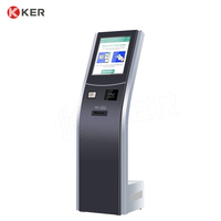 Système de gestion de file d'attente intelligent Qmatic Kiosque et contrôleurs Affichage LCD LED Compteur et appelant de tickets Kiosque