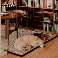 Nouveau tapis classique à imprimé animal, motif léopard, tissé à la main, pour salon, tapis léopard