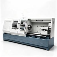 Tour CNC à banc plat CK6180E, portée de 800 mm, longueur de 6000 mm, commande GSK980TC3, machine de tournage robuste pour arbres longs