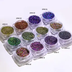 Shengzhu Super Sparkle Holographic Cosmetic Aurora For Eyeshadow Chameleon Pigment Powder