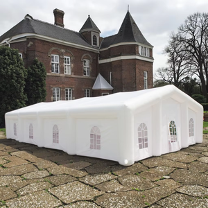Tente gonflable géante de haute qualité en PVC blanc écologique pour mariages, banquets, rassemblements religieux, fêtes géantes, château à louer - Product Image 6