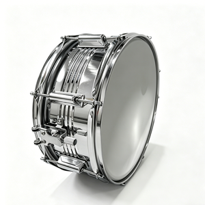 Tambourin à double couche 14x5,5 pouces en métal, 8 goujons, quincaillerie chromée pour batterie de scène <span class=keywords><strong>rock</strong></span>, fabriqué en Chine - Product Image 2