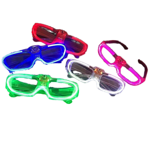 Cold Light LED Festival Glasses Red <b>Blue</b> Green White <b>Blinds</b> Flash Cheering Glasses for Thanksgiving Hot Selling Advantage - Product Image 4