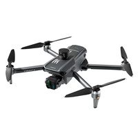 Drone RC pliable Wing6 avec double caméra 4K, moteur sans balais, évitement d'obstacles et EIS pour adultes