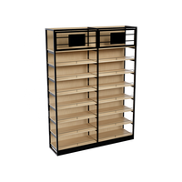 Étagère à vin en métal pour supermarché, présentoir vertical, structure stable, capacité de charge élevée pour supermarchés, magasins de proximité