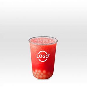 Gobelet jetable en PP transparent givré en forme de U, personnalisé avec logo, pour boissons froides et chaudes, avec couvercle, 90-380/500/700U, fabriqué sur mesure en usine - Product Image 4