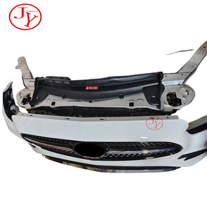 Barre de protection de pare-chocs avant Mercedes-Benz W213, support en plastique avec découpes pour les feux antibrouillard pour pare-chocs avant E200 <span class=keywords><strong>E300</strong></span> E400 - Product Image 4