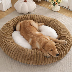 <span class=keywords><strong>Cama</strong></span> para Perro Zepet New Fur Donut, <span class=keywords><strong>Cama</strong></span> Redonda de Lujo para Perro, Alfombra Lavable para Gato, Cojín Cálido para Mascotas - Product Image 3