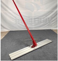 Nouvelle truelle à béton manuelle DynoMach en acier inoxydable/alliage d'aluminium – Outil de plâtrage de construction haute performance, longue portée