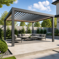 Pergola en aluminium Veranda Heat-shield Elite Grand Hidden System Iconic pour espaces de loisirs extérieurs et communautés de parcs internes