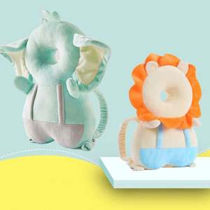 <b>Baby</b> Head Back Protector <b>Pillow</b> Anti-Fall Safety Pad <b>Baby</b> Walking 0-2 Years Thick Polyester Material PP Cotton Filling Step - Product Image 4