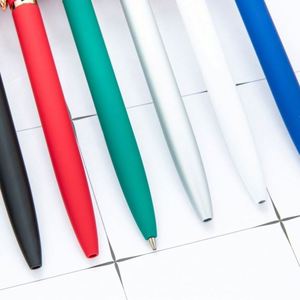 Wholesale Spray-Coated Metal Retractable 1.0Mm Custom Logo Smooth Writing Ballpoint Hotel Conference Gift Promotional <b>Pen</b> - Product Image 3