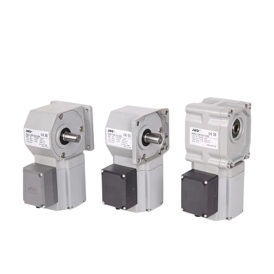 JWD Gear Motor AC Sudut Kanan, Gear Motor AC 220V 50Hz/60Hz Hypoid Efisiensi Tinggi 15W/25W